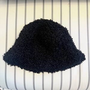 Lambert Black Boucle Bucket Hat